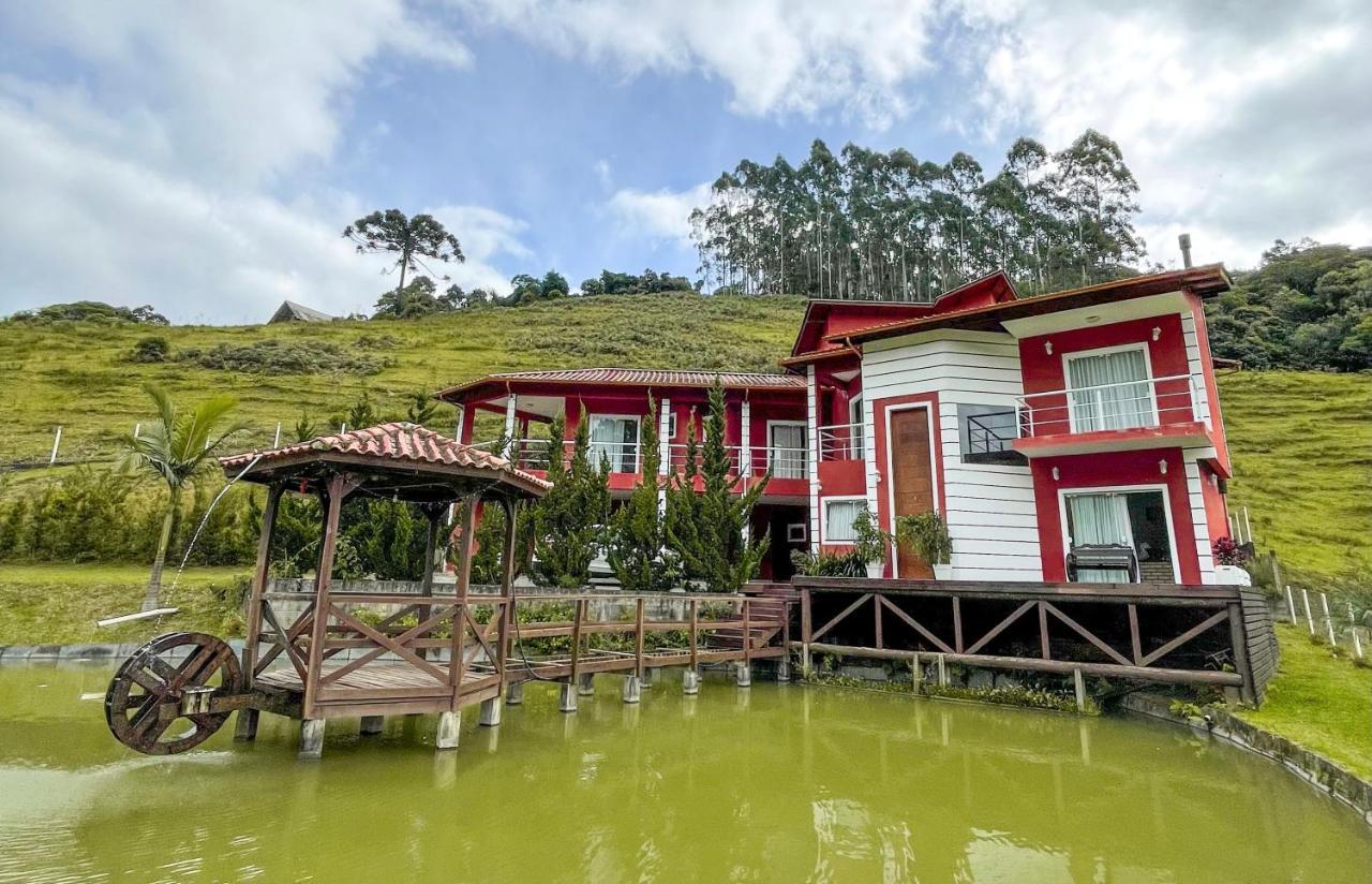 Ampla Casa De Campo - Afaven Aguas Mornas Exterior foto